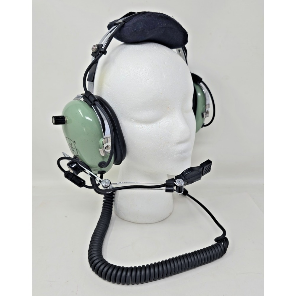 David Clark Aviation Headset Model‎ H10-76 P/N 12510G-21 Untested U114
